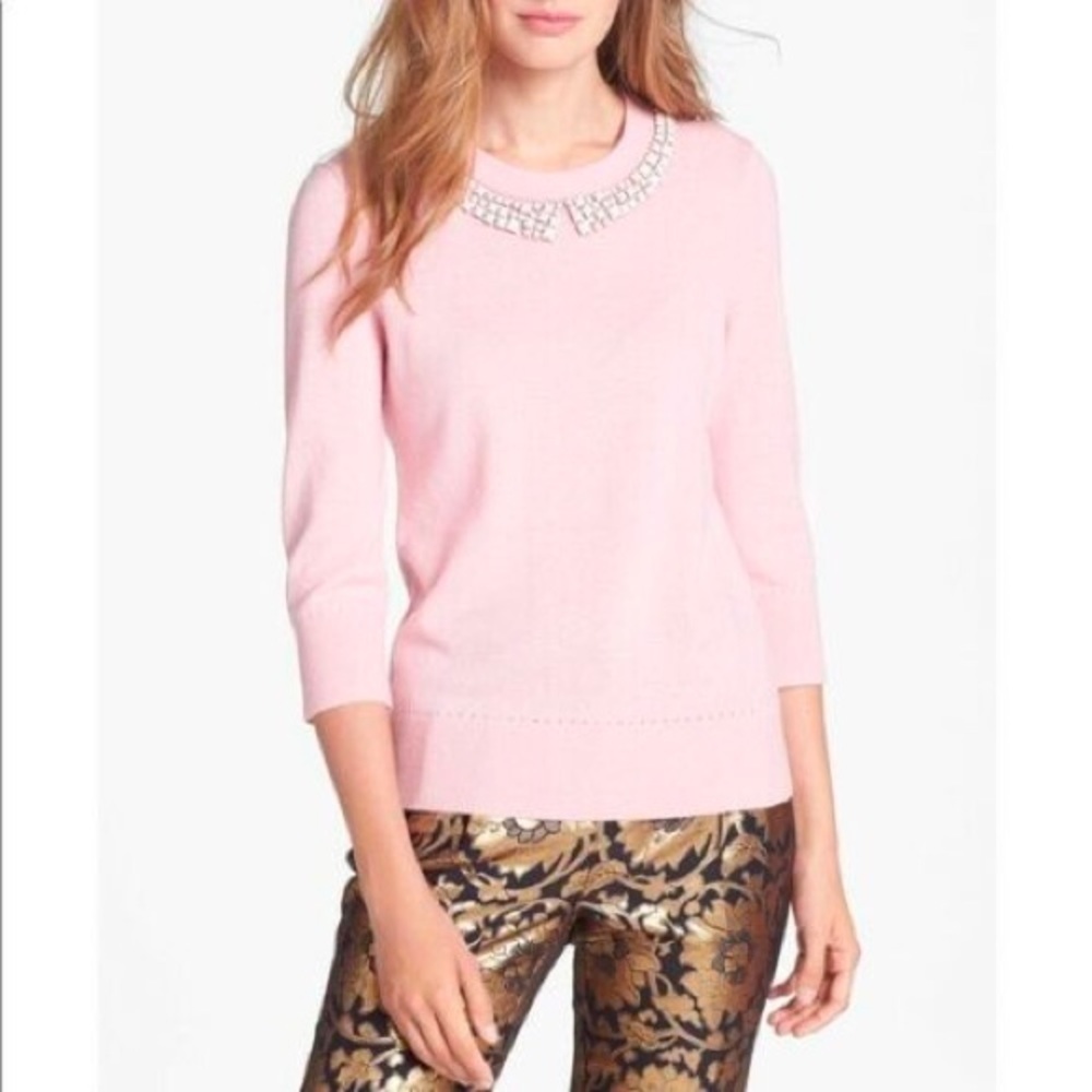 Kate Spade Avaline Embellished Jeweled Sweater